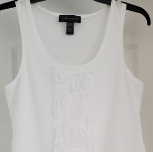 Bundle 2 Plus Items/30% Discount CABLE & GAUGE WOMEN WHITE TANK